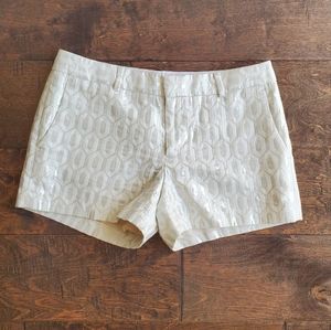Sexy Party Short Shorts Metallic Fabric 8P Banana Republic